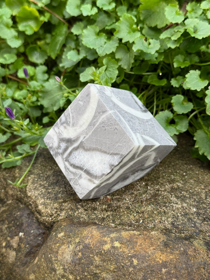 Shell Jasper Floating Cube