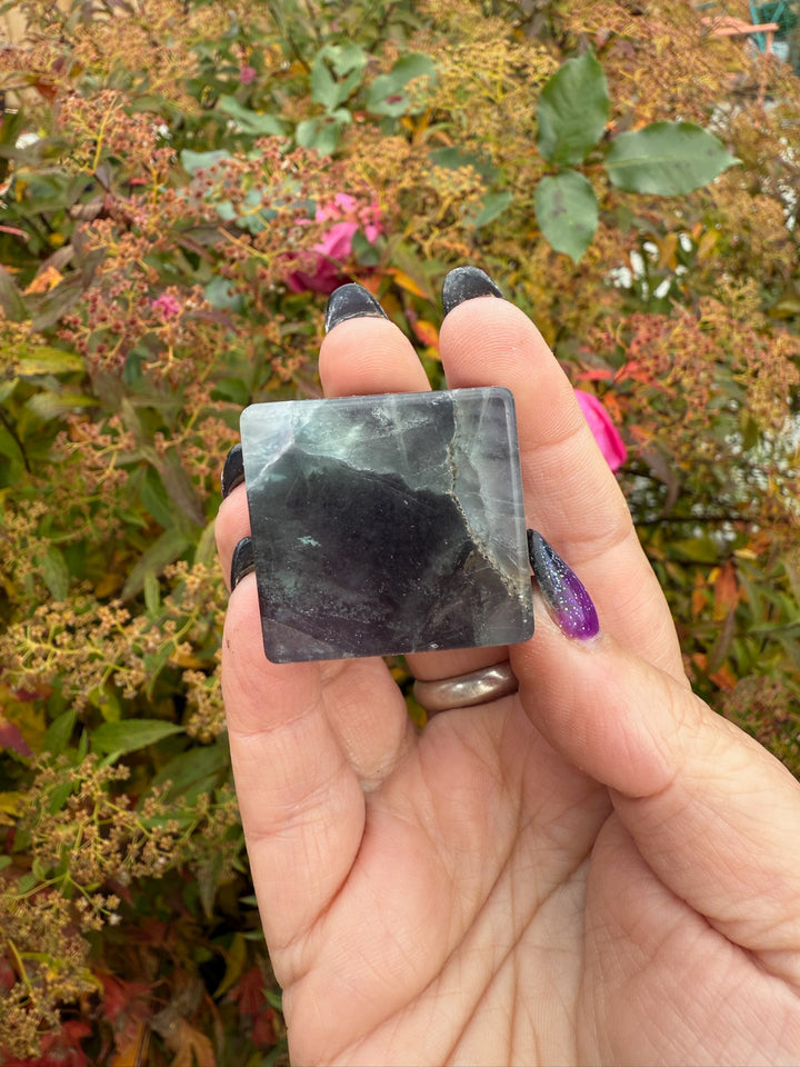 Fluorite Floating Cube Carving