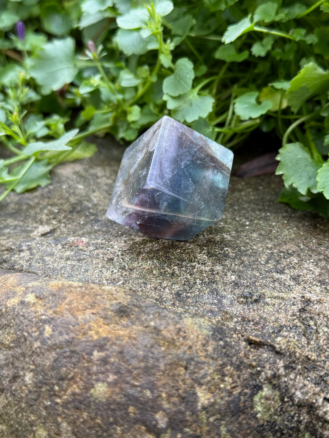 Fluorite Floating Cube Carving