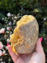 Load image into Gallery viewer, Large Freestanding Calcite and Agate Freeform
