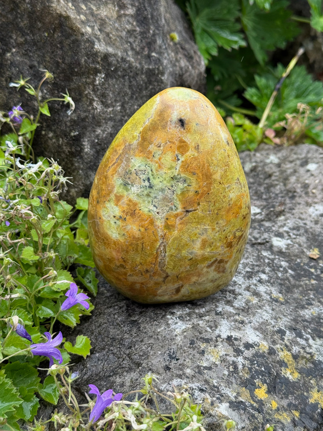 Large Green Opal Freeform from Madagascar
