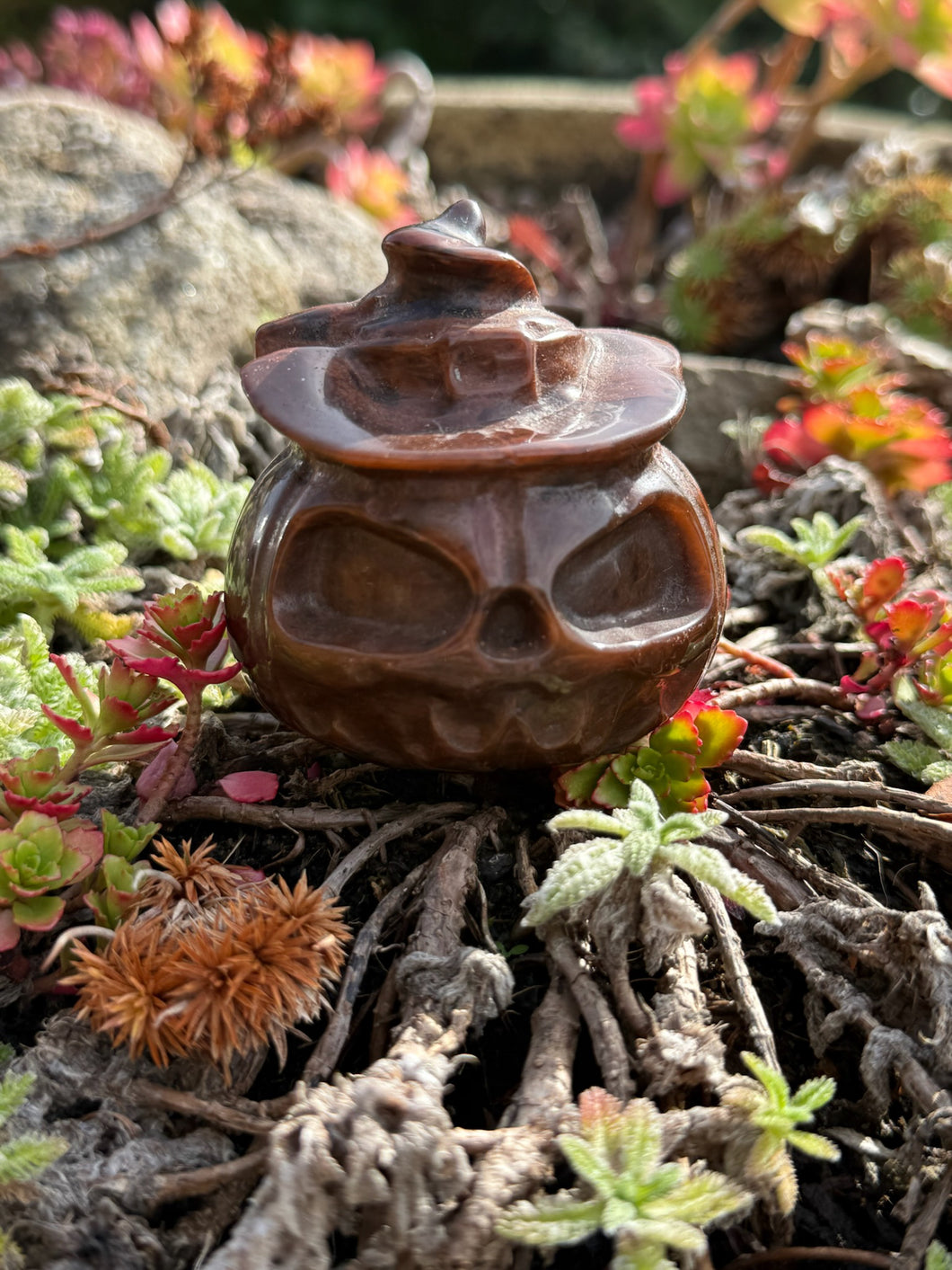 Mahogany Obsidian Pumpkin Carving