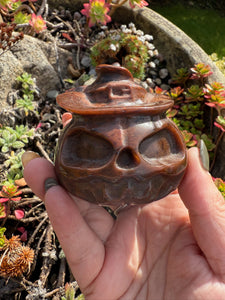 Mahogany Obsidian Pumpkin Carving