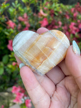 Load image into Gallery viewer, Aragonite Heart Carving
