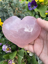 Load image into Gallery viewer, Rose Quartz Heart Carving On Stand
