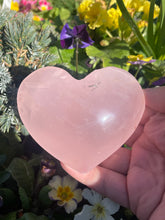 Load image into Gallery viewer, Hand Carved Rose Quartz Heart
