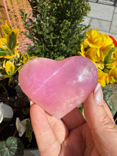 Load image into Gallery viewer, UV Reactive Natural Pink Aragonite Heart
