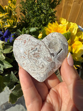 Load image into Gallery viewer, Mexico Crazy Lace Agate Heart with Druzy
