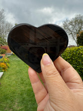 Load image into Gallery viewer, Ice Obsidian Heart Carving
