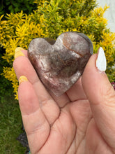 Load image into Gallery viewer, Lepidolite Book Mica Heart Carving
