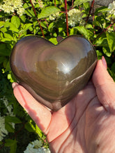 Load image into Gallery viewer, Rainbow Obsidian Heart Carving

