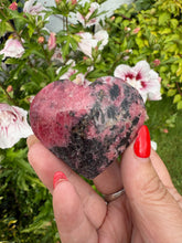 Load image into Gallery viewer, Rhodonite Heart Carving
