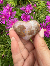 Load image into Gallery viewer, UV Reactive Pink Aragonite Heart Carving
