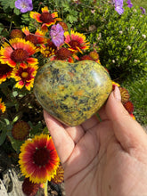 Load image into Gallery viewer, Green Opal Heart Carving
