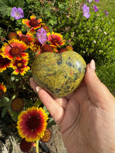 Load image into Gallery viewer, Green Opal Heart Carving
