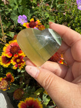 Load image into Gallery viewer, New Mango Fluorite Heart Carving
