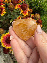 Load image into Gallery viewer, Golden Healer Heart Carving
