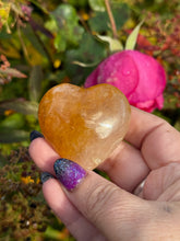 Load image into Gallery viewer, Golden Healer Quartz Heart Carving
