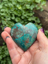 Load image into Gallery viewer, Chrysocolla Heart Carving
