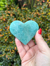 Load image into Gallery viewer, Amazonite Heart Carving
