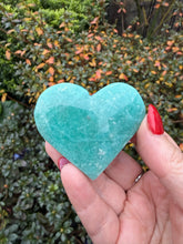 Load image into Gallery viewer, Amazonite Heart Carving
