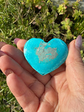 Load image into Gallery viewer, Chrysocolla and Malachite Heart Carving
