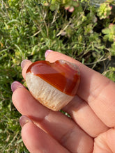 Load image into Gallery viewer, Pocket Carnelian Heart Carving
