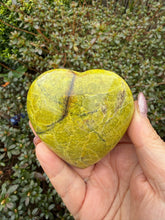 Load image into Gallery viewer, Green Opal Heart Carving
