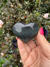 Load image into Gallery viewer, Blue Tigers Eye Heart Carving
