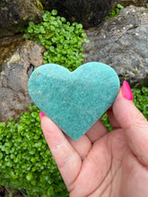Load image into Gallery viewer, Amazonite Heart Carving
