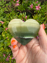 Load image into Gallery viewer, Mango Fluorite Heart Carving
