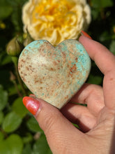 Load image into Gallery viewer, Rare Natural Turquoise Heart from Peru
