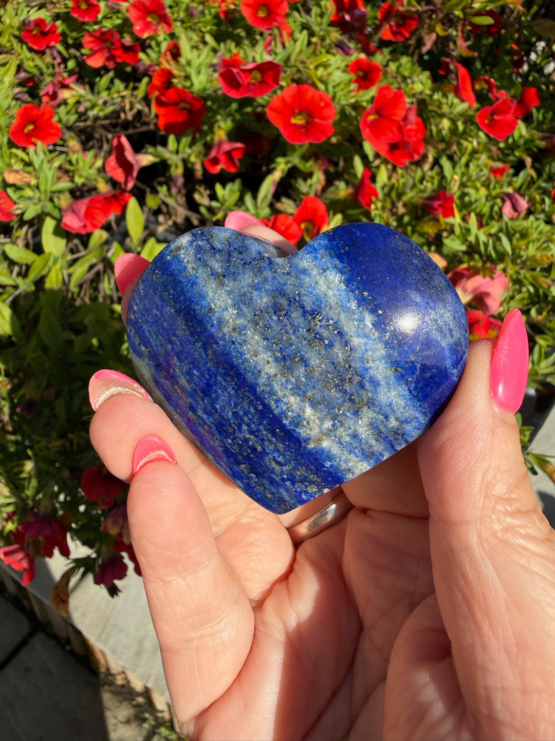Lapis Lazuli Heart