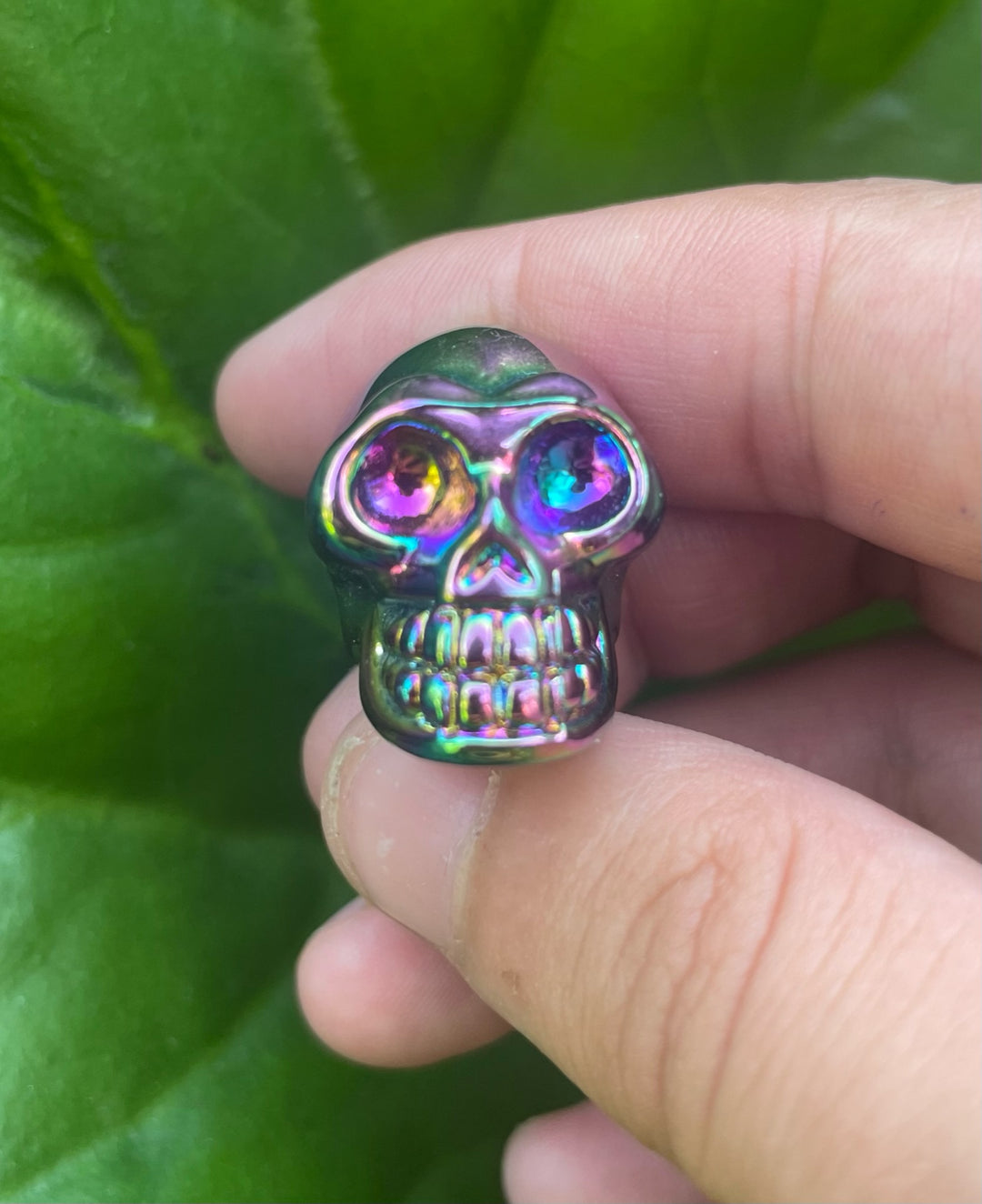 Titanium Aura Skull