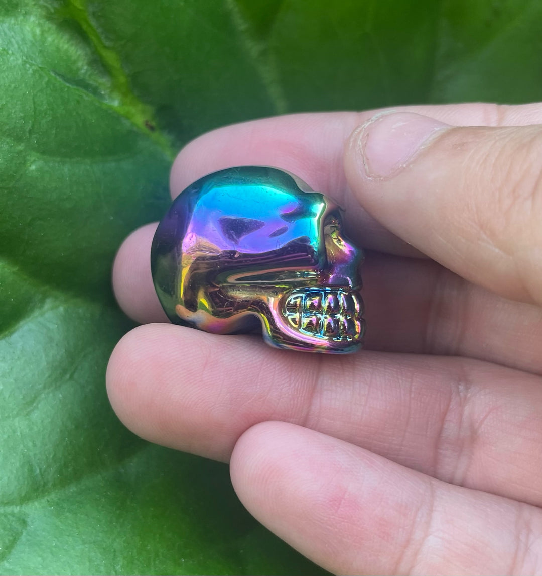 Titanium Aura Skull