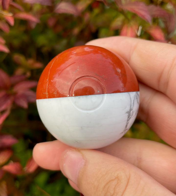 Howlite and Jasper Pokemon Ball