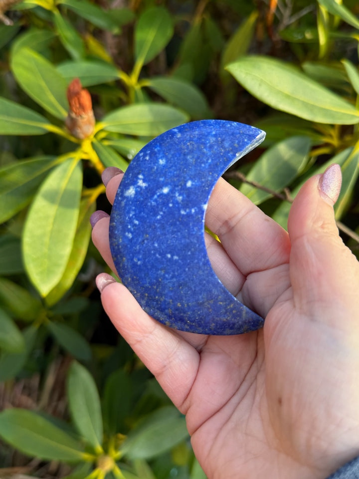 Lapis Moon Carving