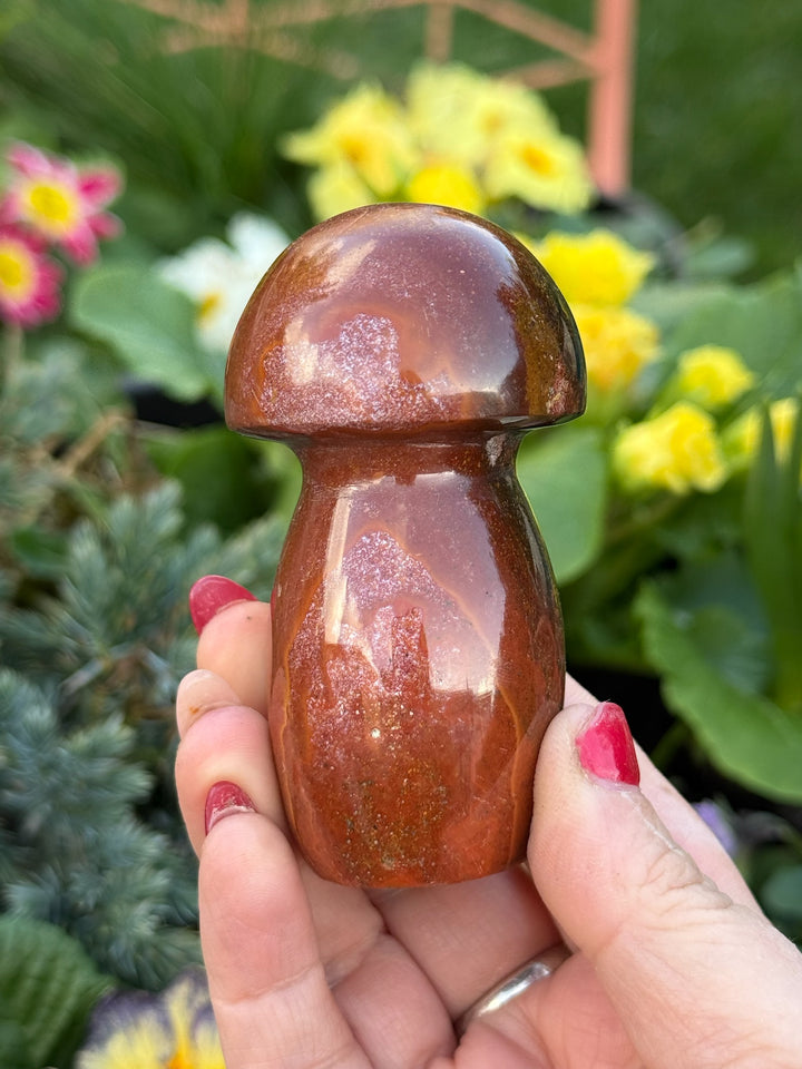 Polychrome Jasper Mushroom