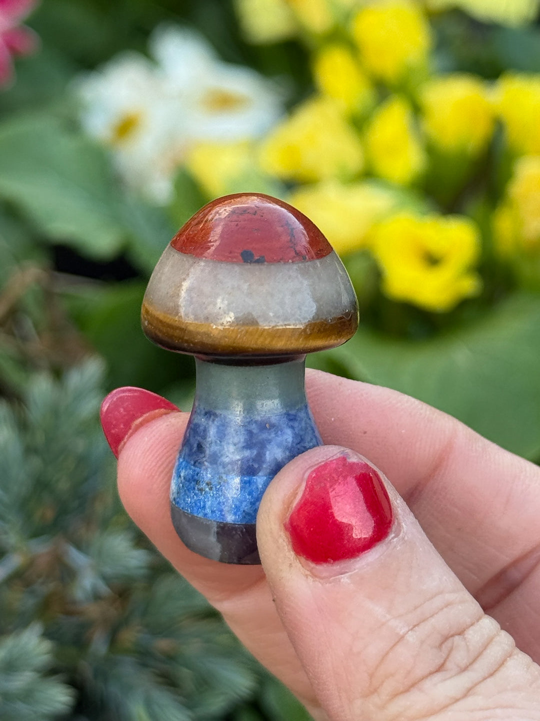 Chakra Mushroom Carving
