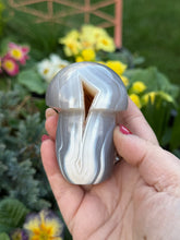 Load image into Gallery viewer, Large Druzy Agate Mushroom
