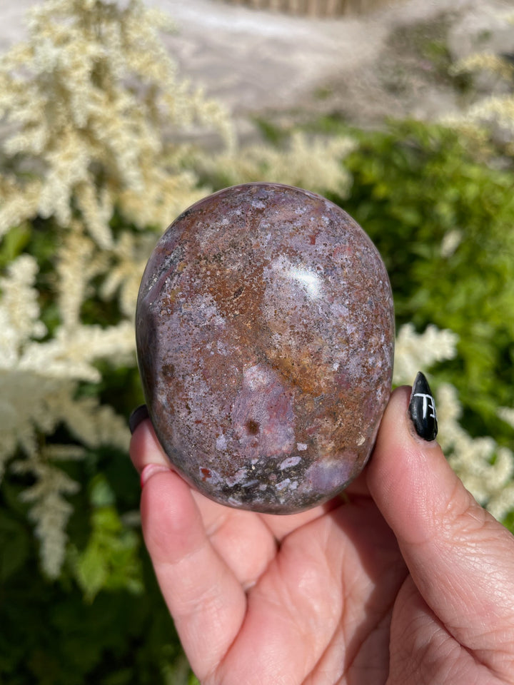 Purple Ocean Jasper Palmstone
