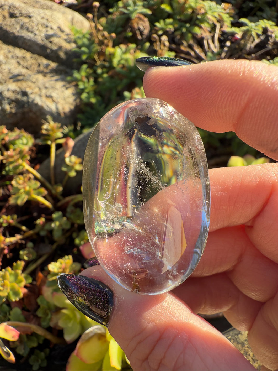 Garden Quartz Palmstone