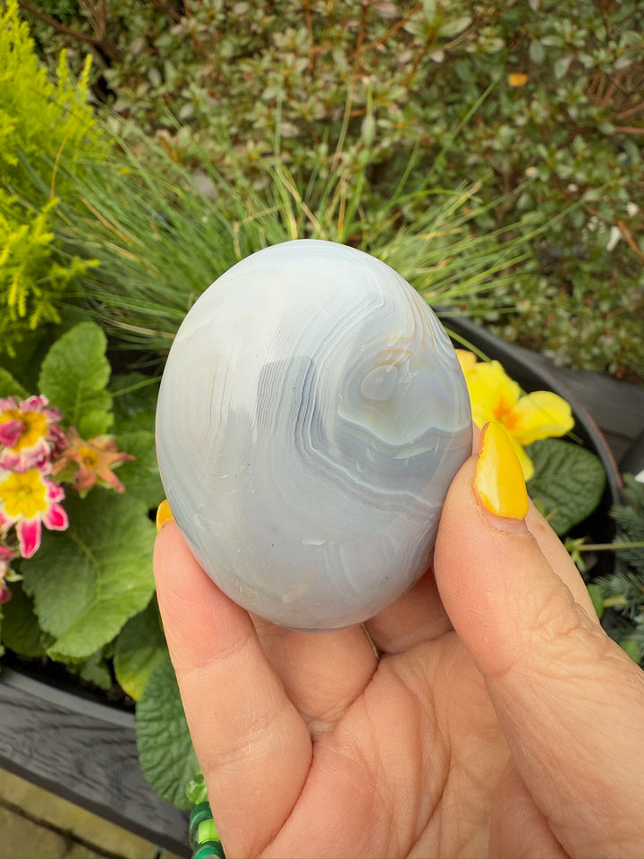 Natural Agate Palmstone