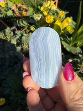 Load image into Gallery viewer, Blue Lace Agate Palmstone
