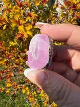 Load image into Gallery viewer, Uv Reactive Pink Aragonite Tumblestone
