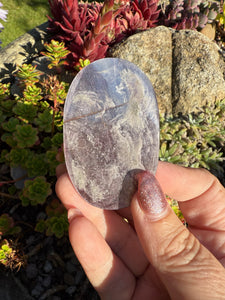Purple Lepidolite Mica Palmstone