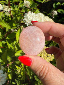 Morganite Palmstone Cabachon