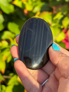 Midnight Lace Obsidian Palmstone