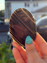 Load image into Gallery viewer, Midnight Lace Obsidian Palmstone
