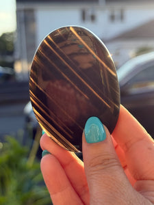 Midnight Lace Obsidian Palmstone
